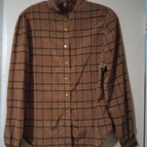 The Villager women's top size10 multicolor whimsical cottagecore work top